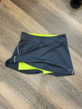 C9 Champion Gray Athletic Skort with Neon Yellow Built-In Shorts Size Medium