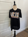 Retro OKIE Graphic T-Shirt Black Unisex Size Medium (Gildan Heavy Cotton)