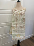 NWT BDG Urban Outfitters Eva Tie-Front Trapeze Mini Dress Size M Beach Coverup