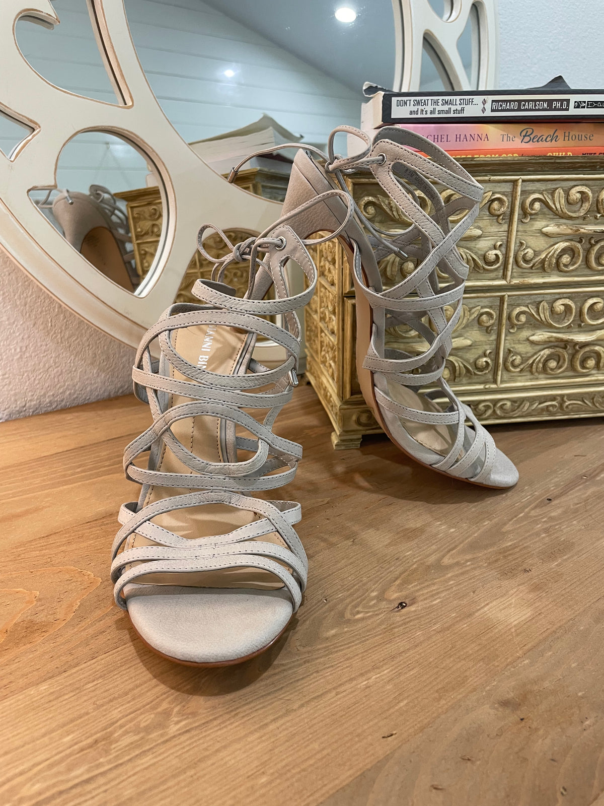 Gianni Bini "Adalind" Caged Heeled Sandals